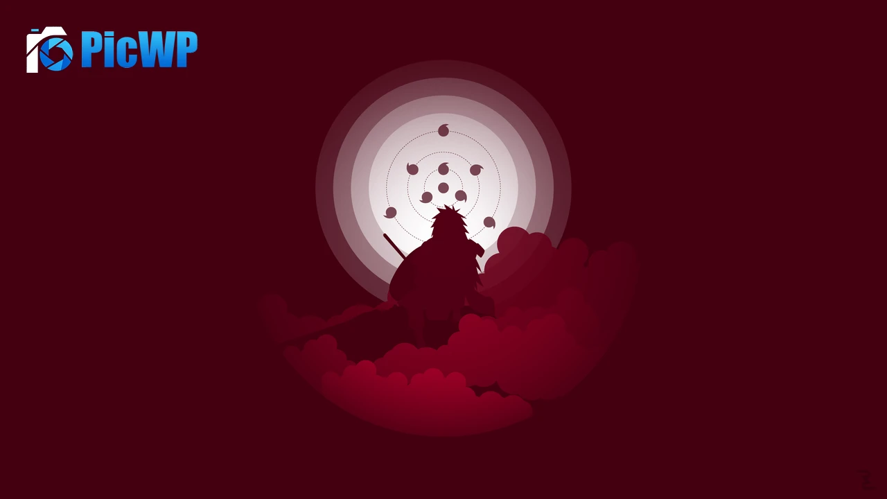 Madara Uchiha Minimalist 4K PC Wallpaper