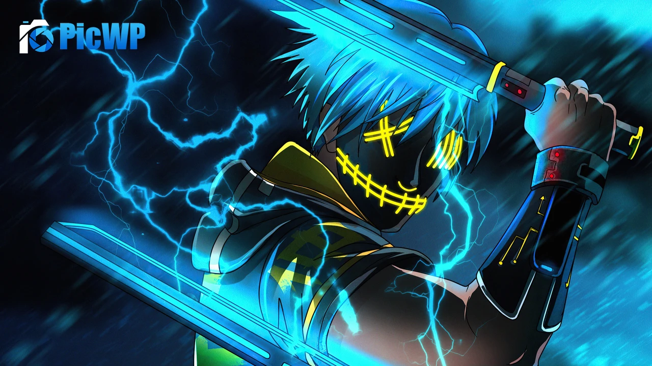 Cyberpunk Ninja 4K PC Wallpaper