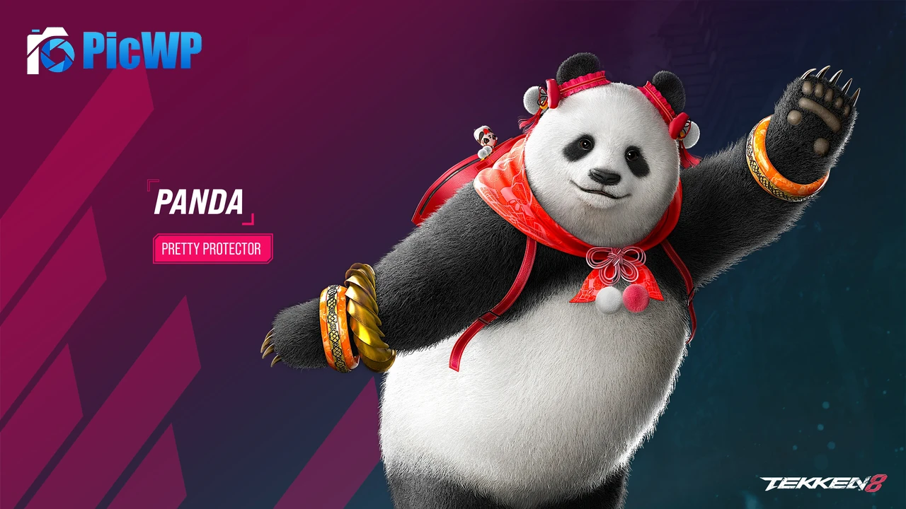 Tekken 8 Panda 4K PC Wallpaper