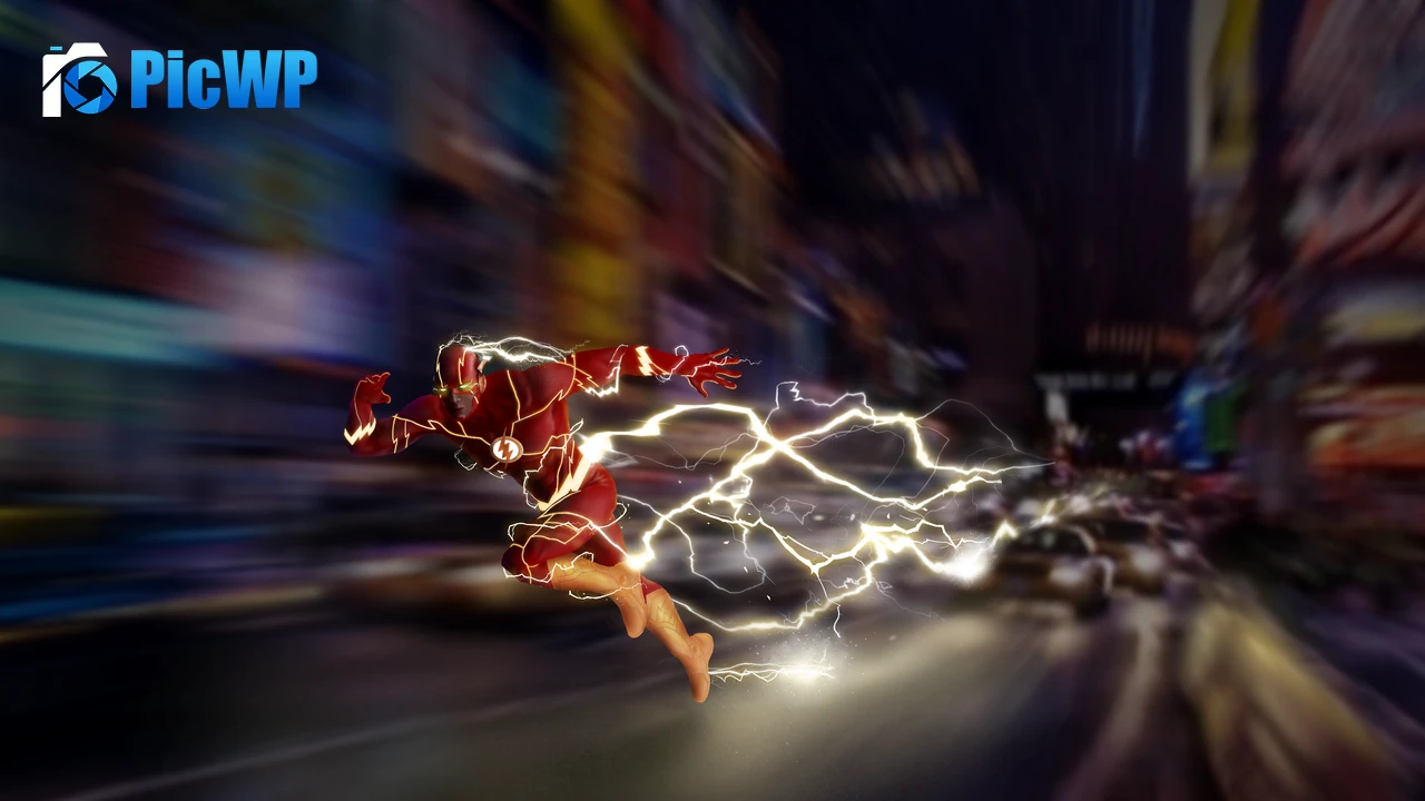 The Flash Marvel Superheroes 4K PC Wallpaper
