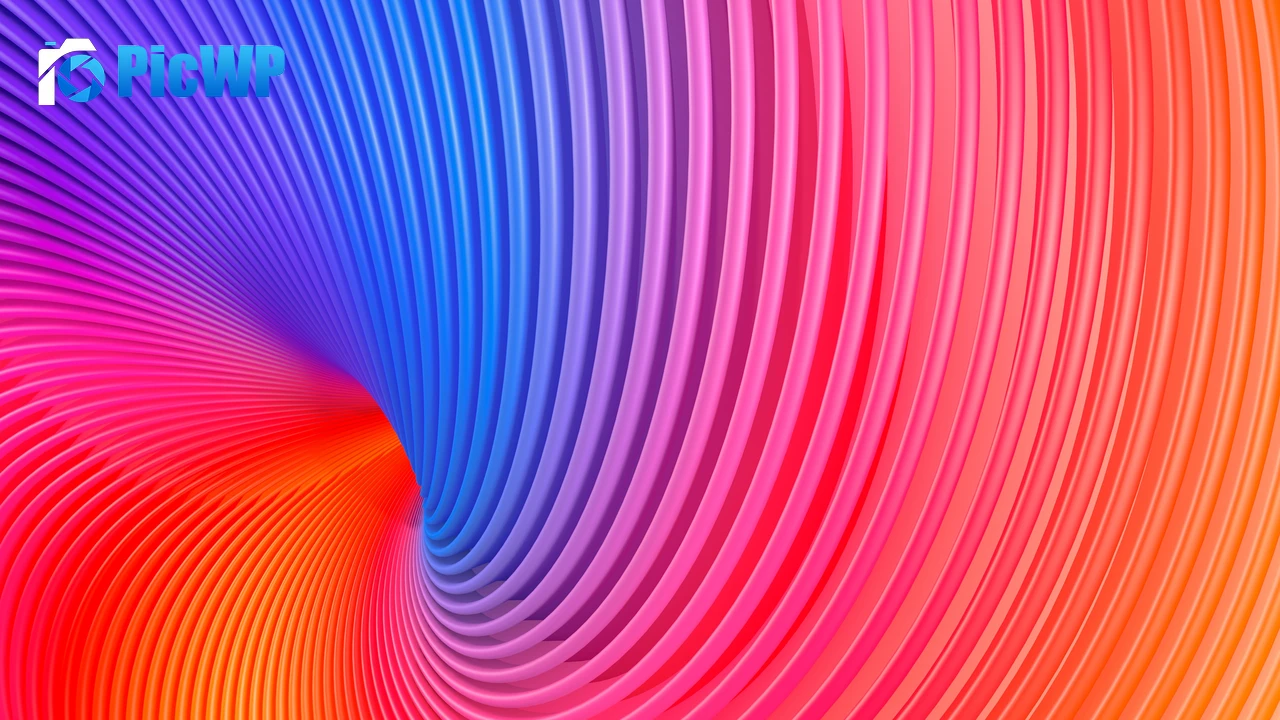 3D Render Spiral 4K PC Wallpaper