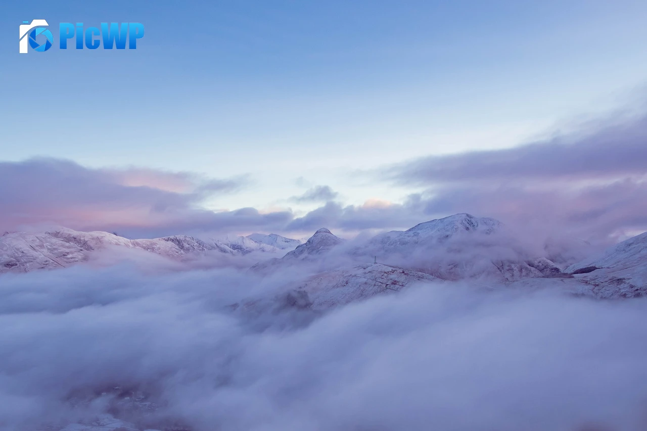Mountain range Glacier mountains 4K PC Wallpaper