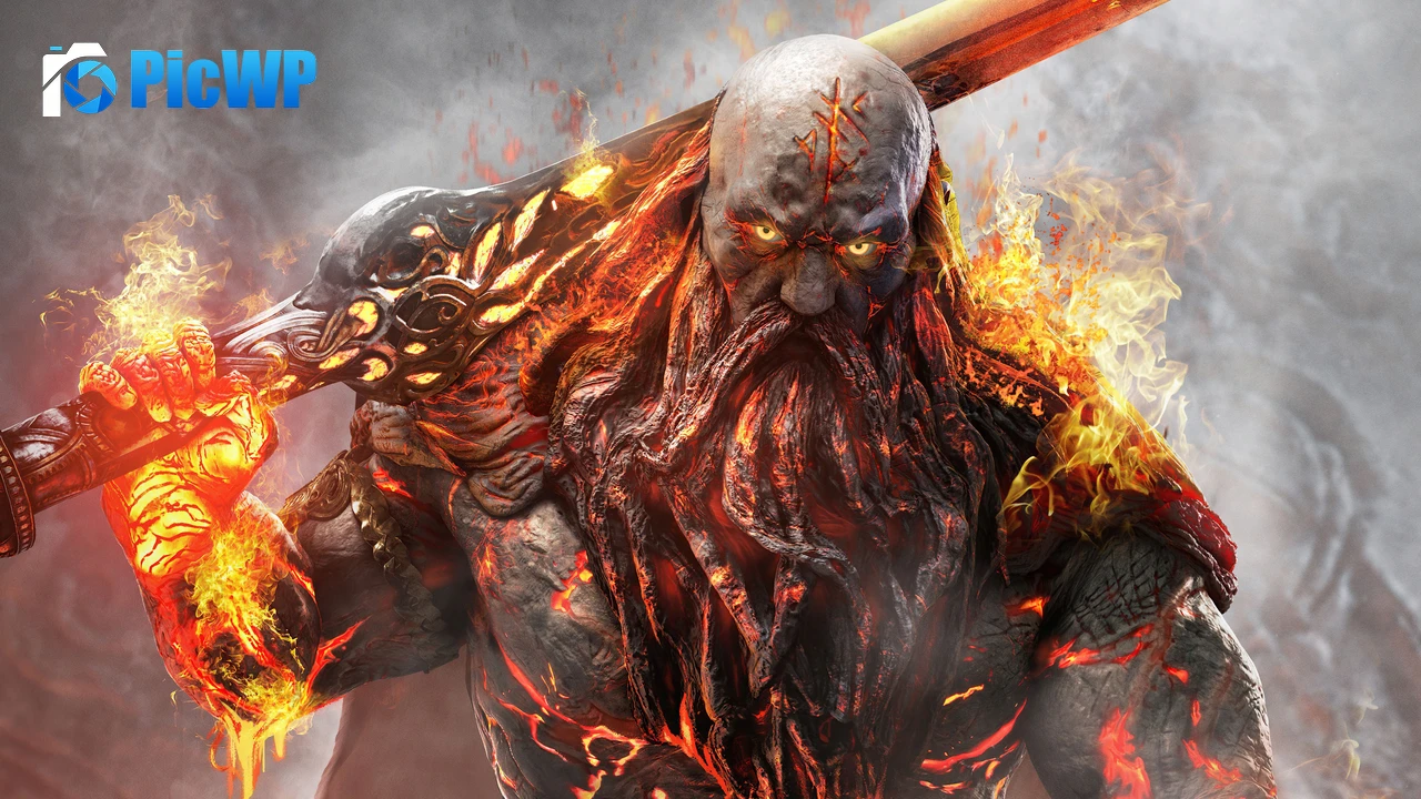 Surtr Assassin's Creed Valhalla 4K PC Wallpaper