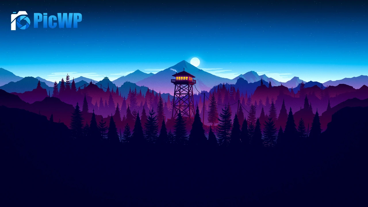 Firewatch Panorama 4K PC Wallpaper