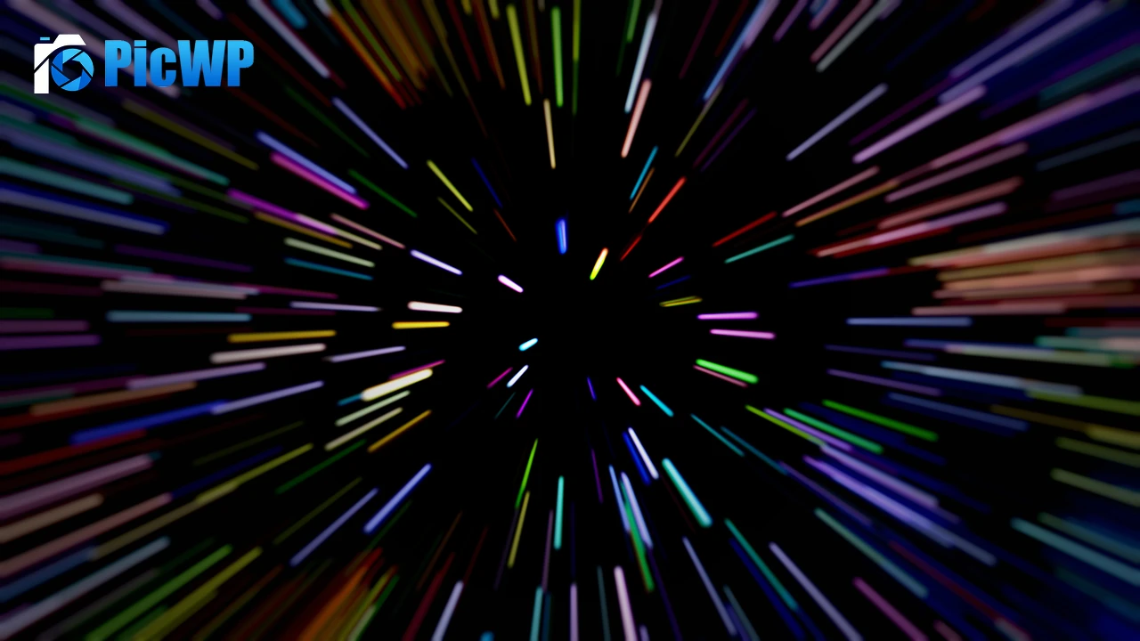 Light Speed Space Warp 4K PC Wallpaper
