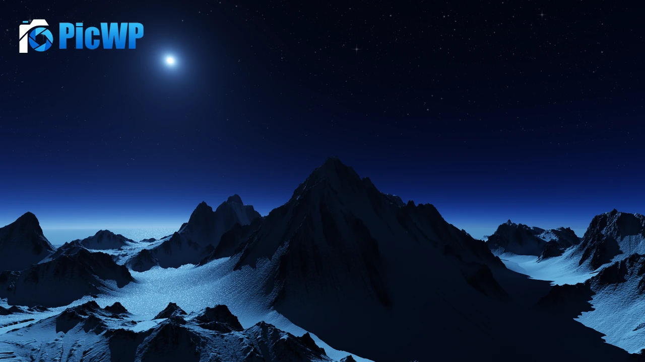 Antarctica Mountain range 4K PC Wallpaper