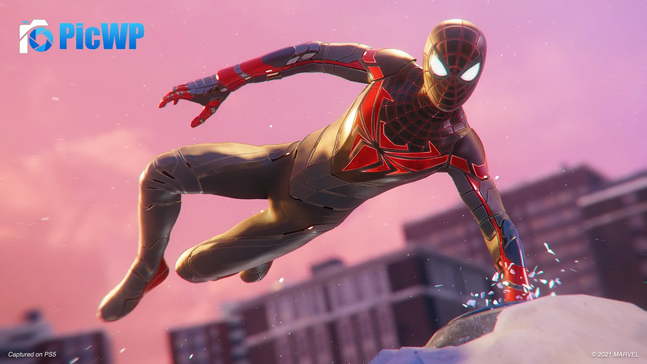 Marvel's Spider-Man 2 Advanced Tech Suit 4K PC Wallpaper