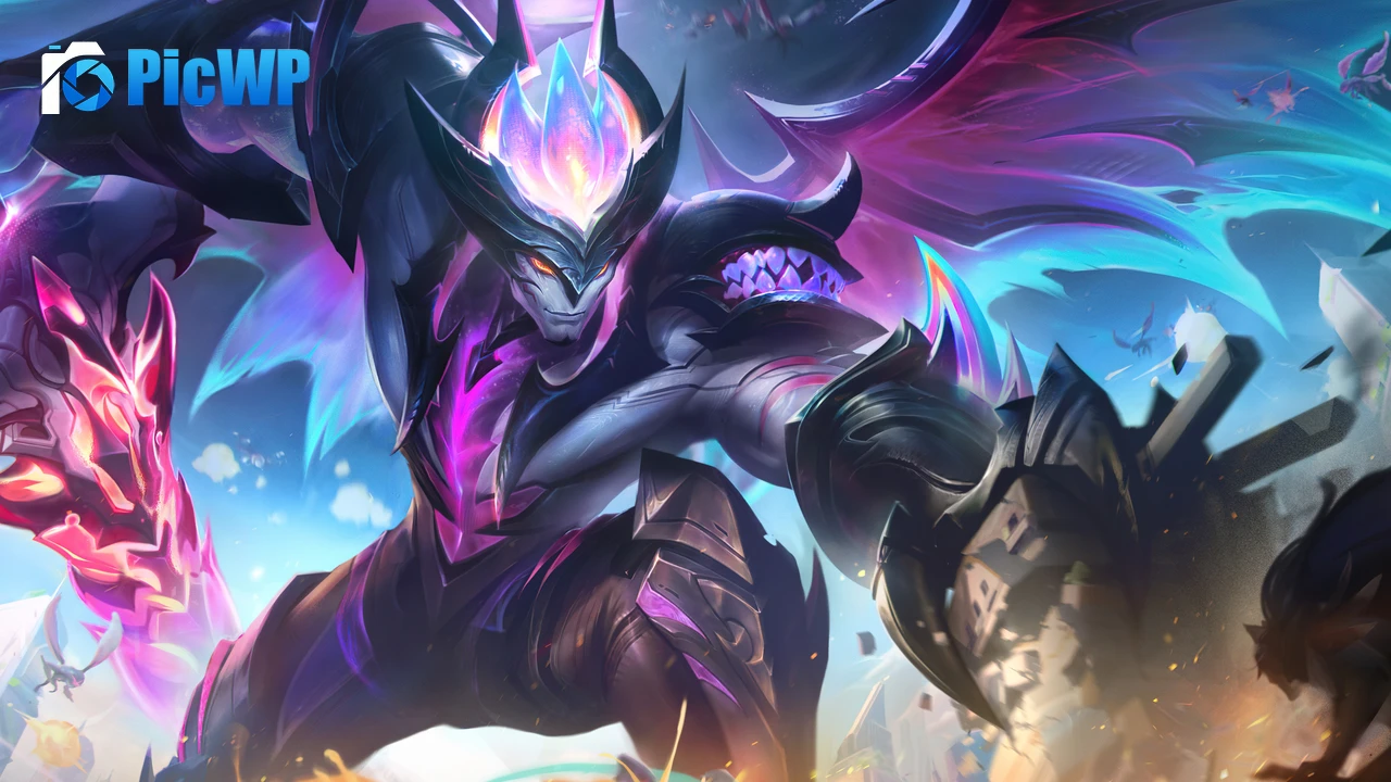 Primordian Aatrox League of Legends 4K PC Wallpaper