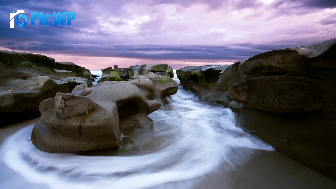 Rocky coast La Jolla 4K PC Wallpaper