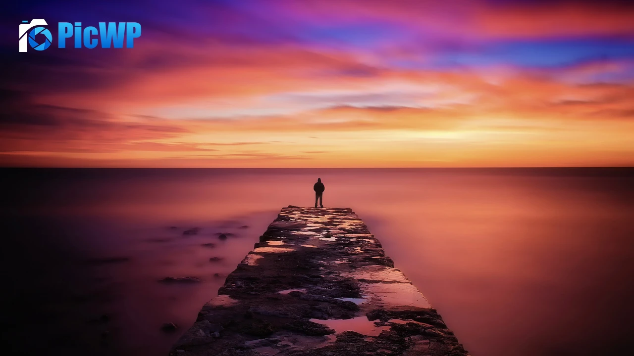 Seascape Pier 4K PC Wallpaper