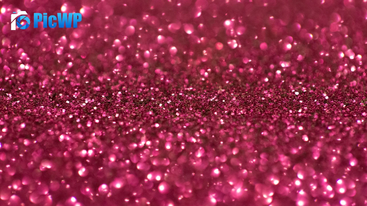 Pink Glitter Shimmering 4K PC Wallpaper