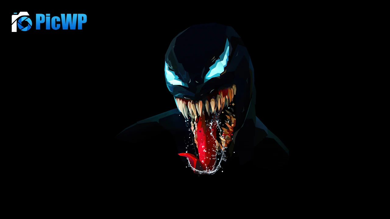 Venom Low poly 4K PC Wallpaper