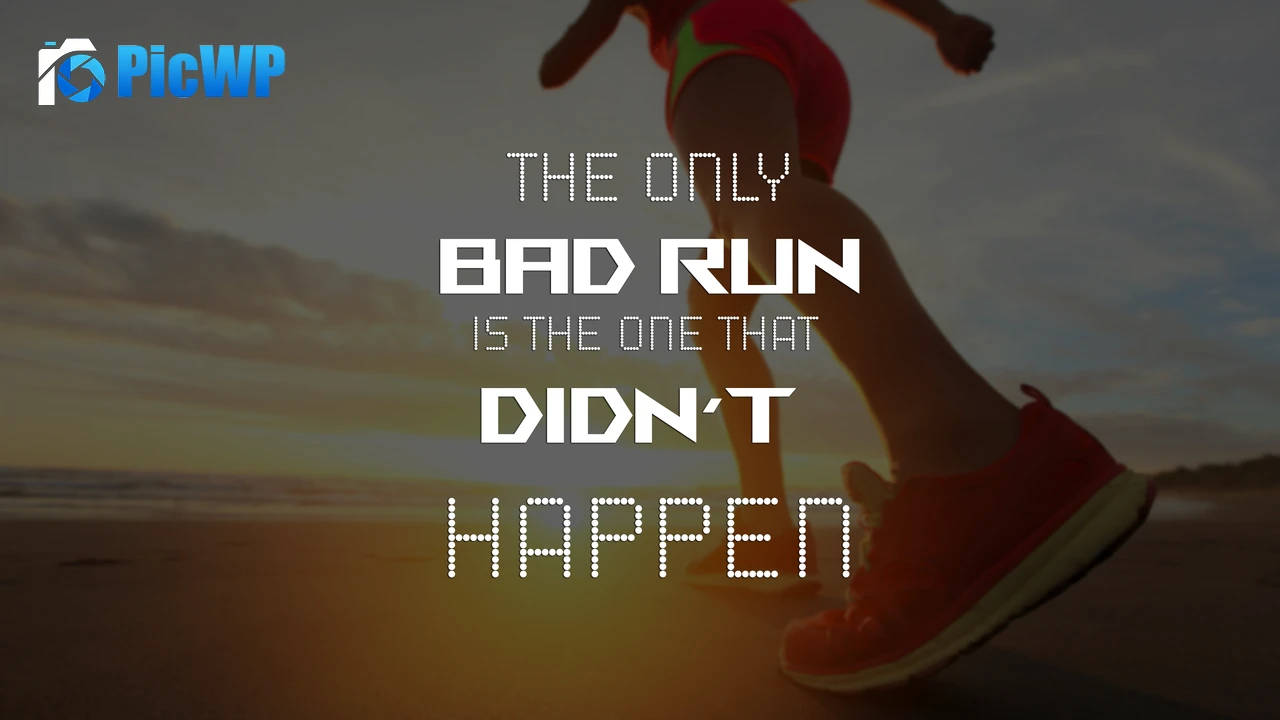 Running Popular quotes 4K PC Wallpaper
