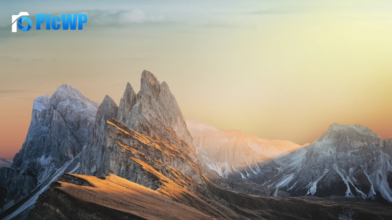 Glacier mountains 4K PC Wallpaper