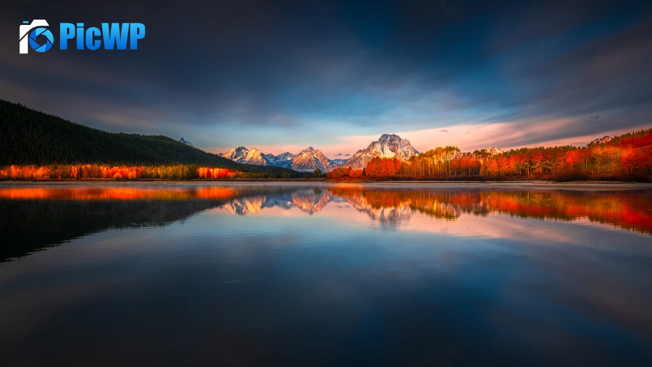 Mount Moran Grand Teton National Park 4K PC Wallpaper