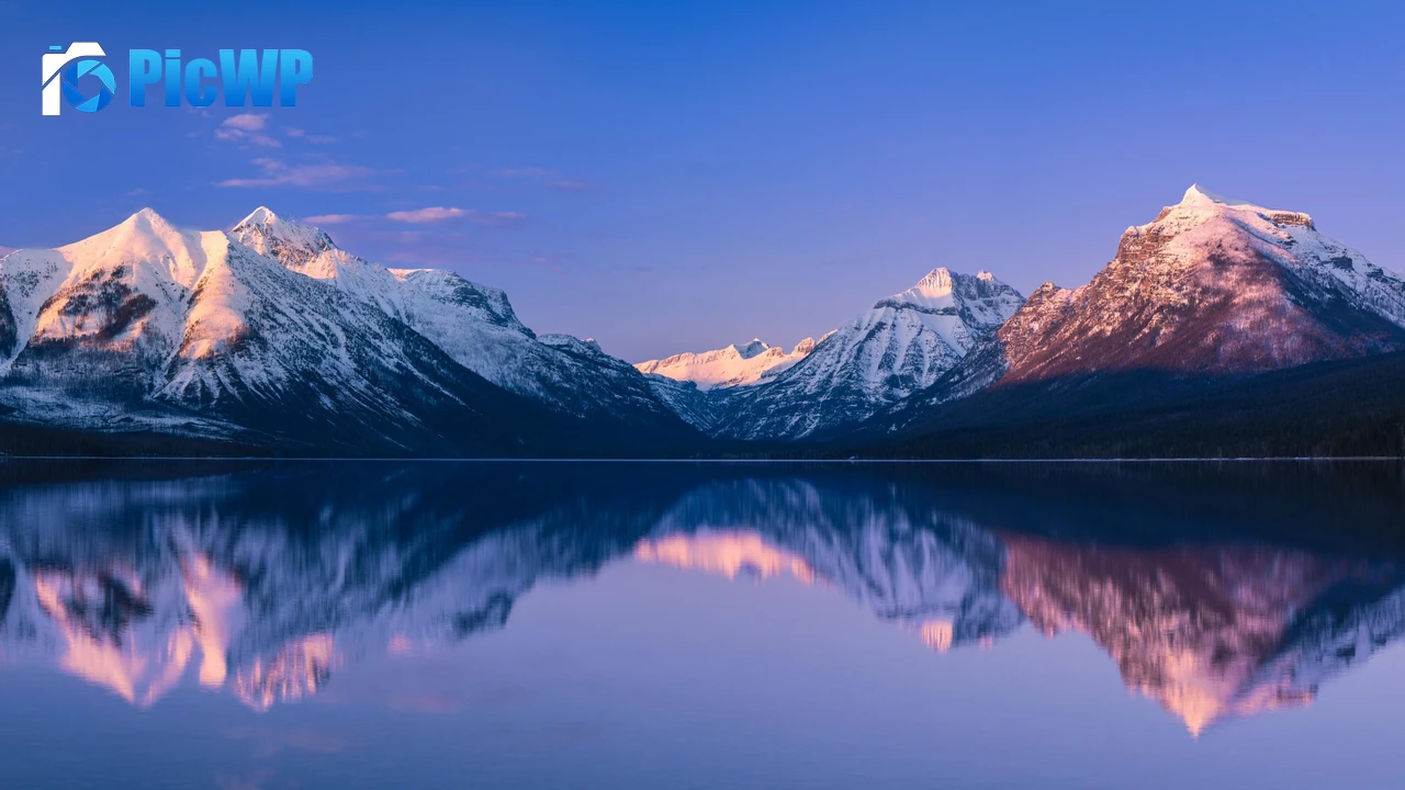 McDonald Lake Glacier National Park 4K PC Wallpaper
