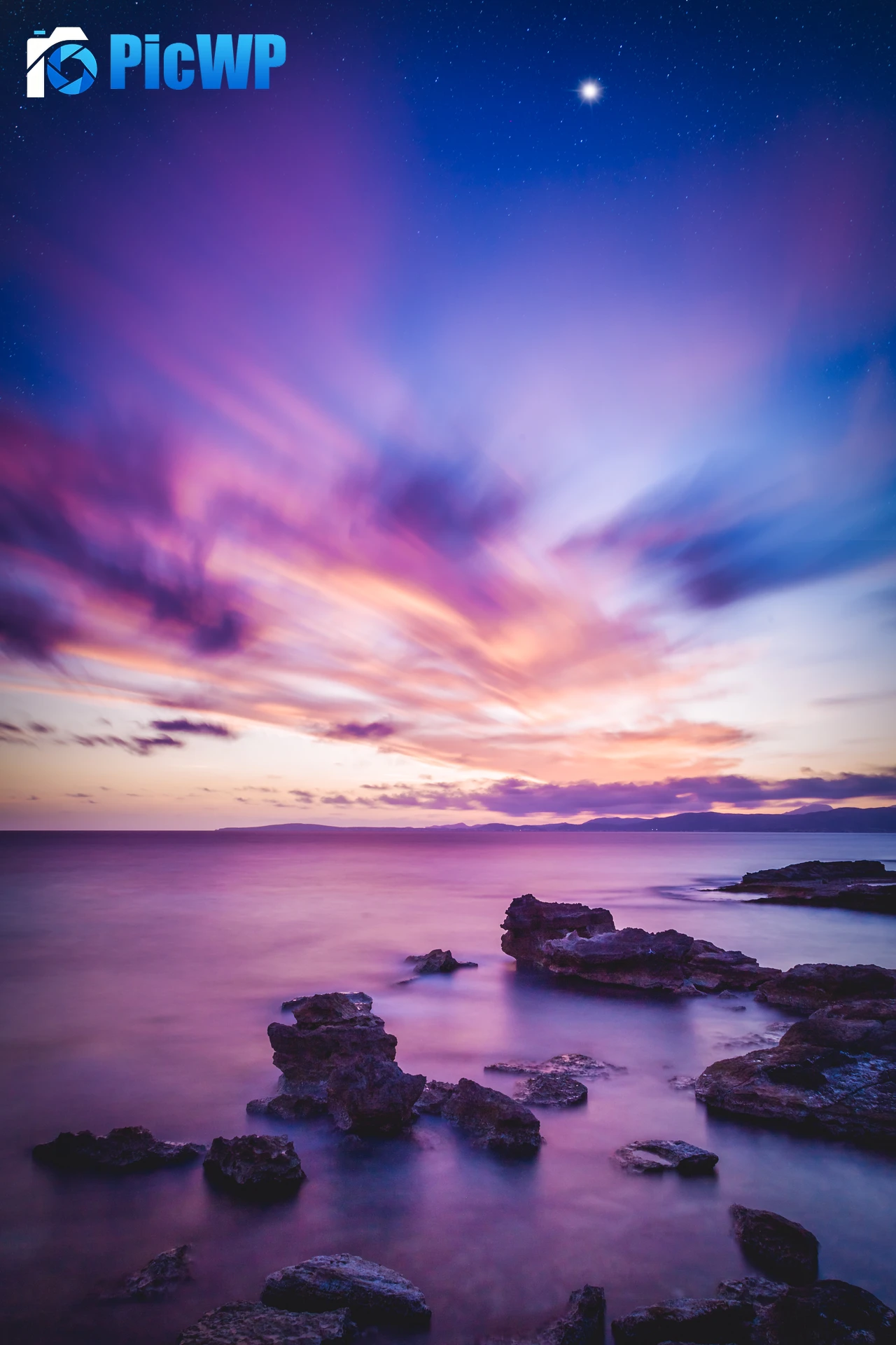 Seascape Sunset 6K Mobile Wallpaper