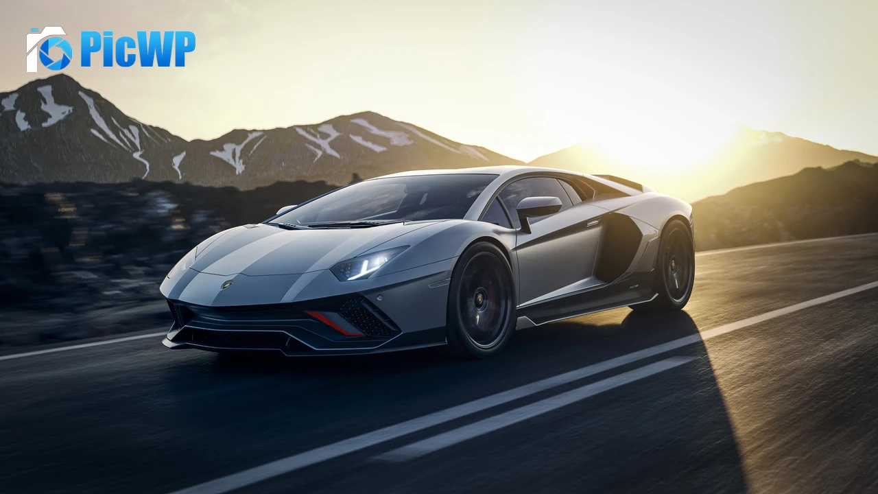 Lamborghini Aventador LP 780-4 Ultimae Luxury sports car 4K PC Wallpaper
