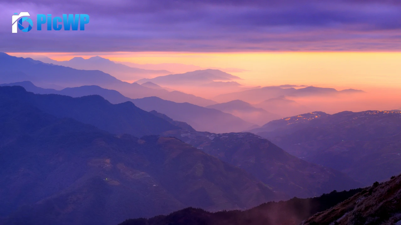 Mountain range Aesthetic 4K PC Wallpaper