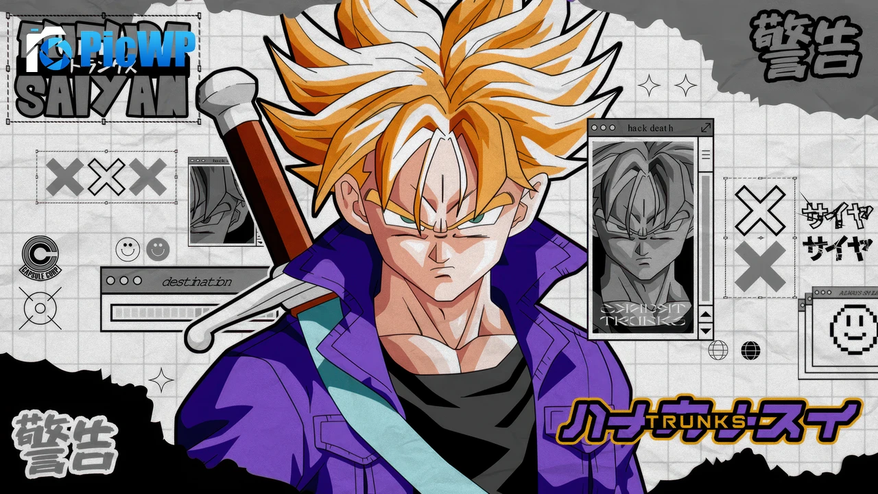 Trunks Future Saiyan 4K PC Wallpaper