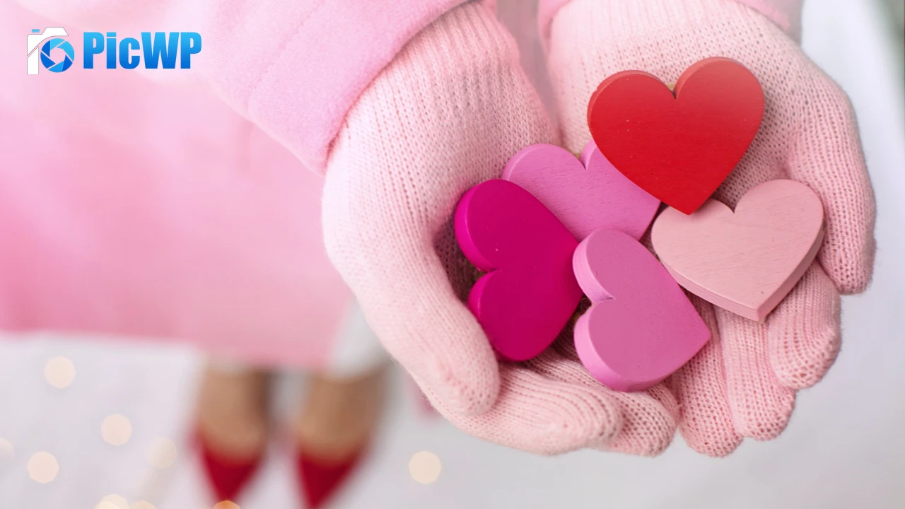 Hearts Valentine's Day 4K PC Wallpaper
