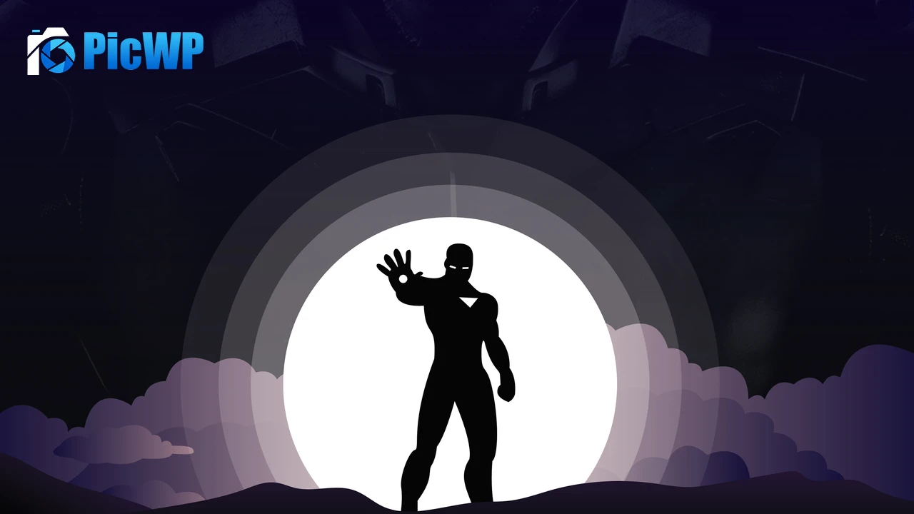 Iron Man Silhouette 4K PC Wallpaper