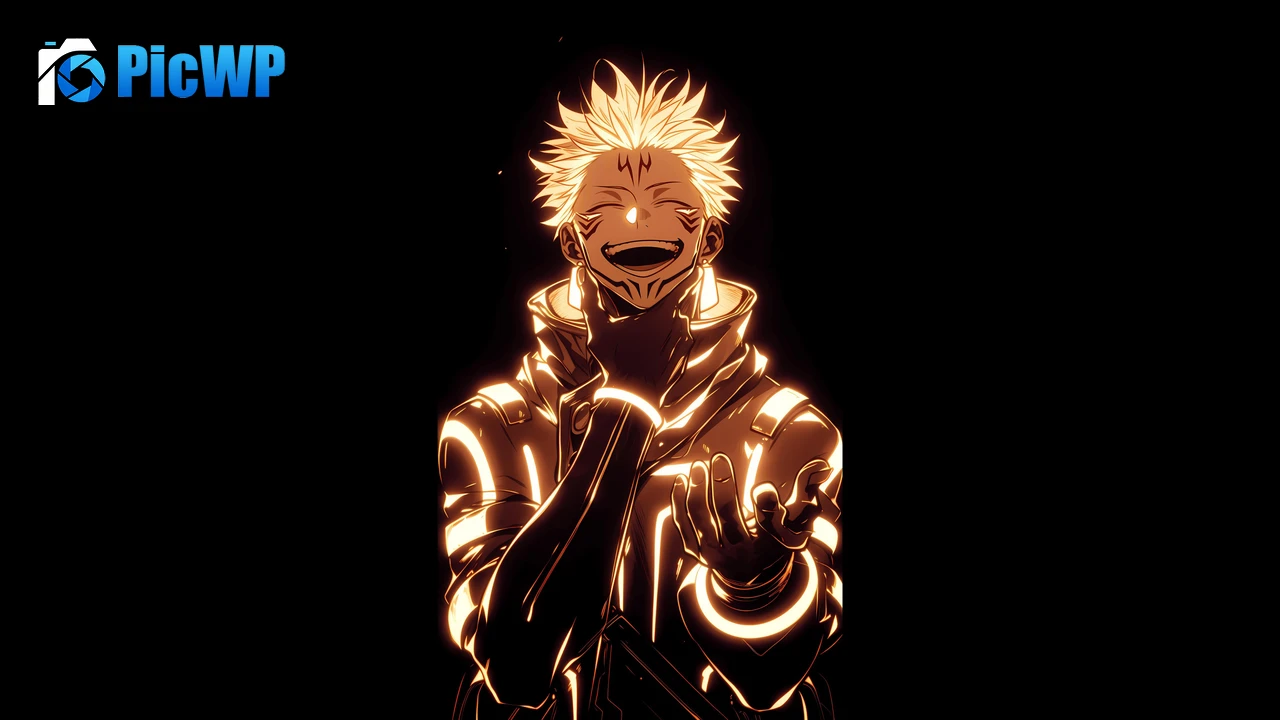 Sukuna Glowing 4K PC Wallpaper
