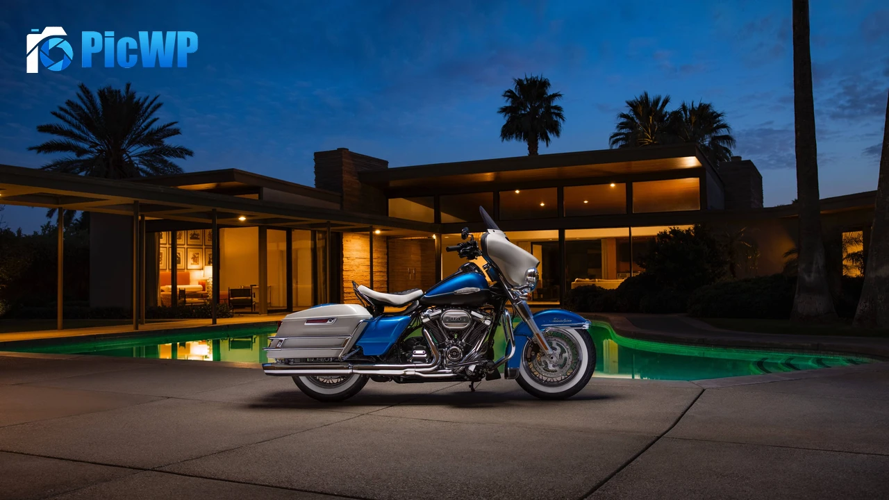 Harley-Davidson Elecra Glide Classic bikes 4K PC Wallpaper