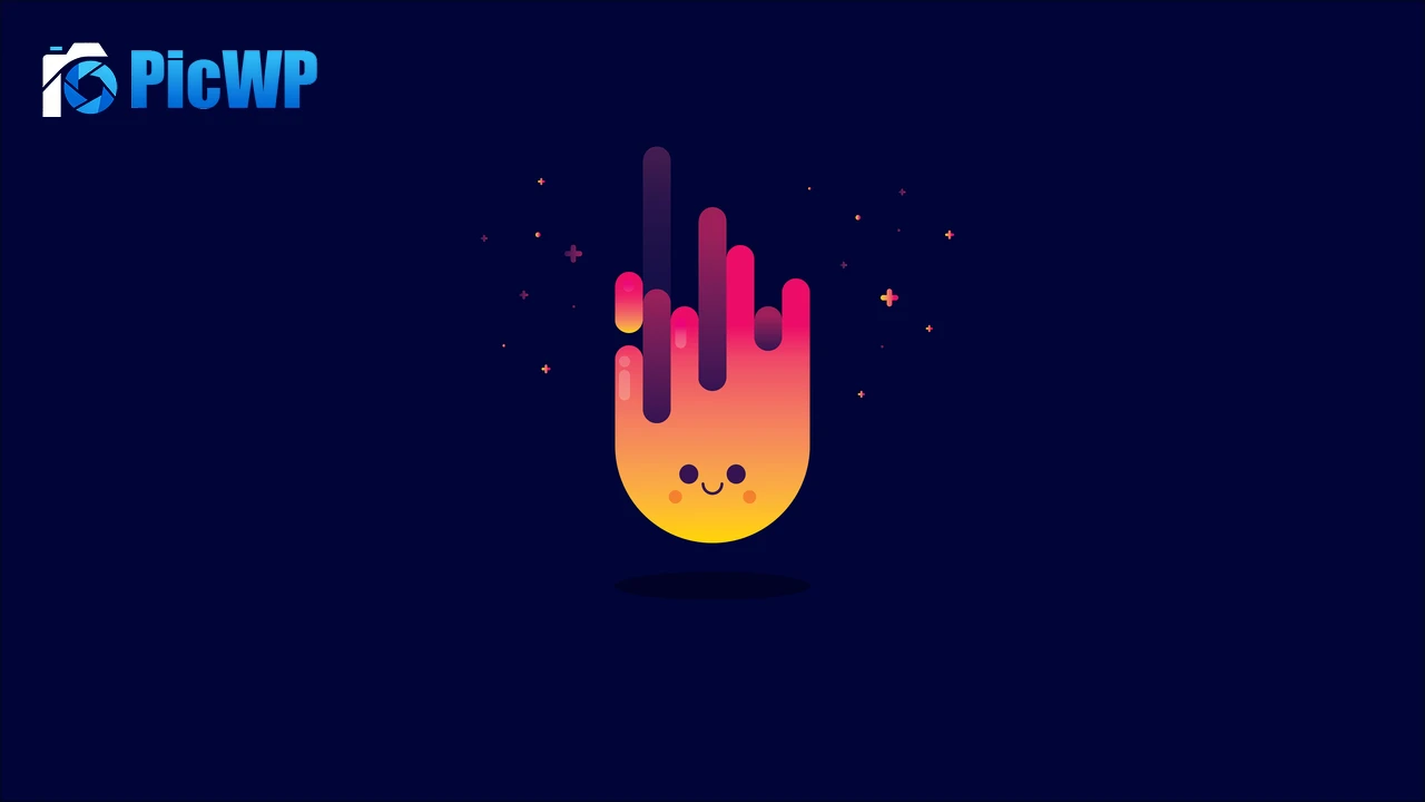 Smiley Fire 4K PC Wallpaper