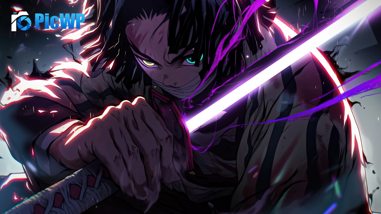 Tanjiro Kamado Sword 4K PC Wallpaper