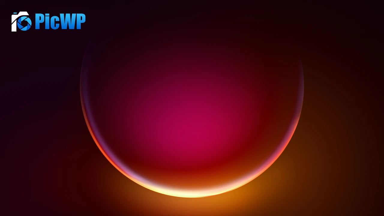 Windows 11 Crescent moon Stock 4K PC Wallpaper