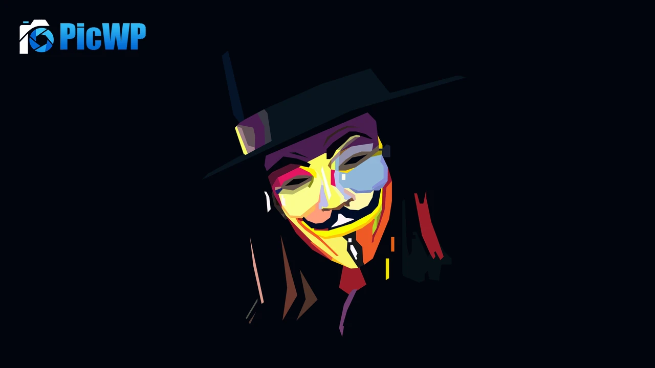 Anonymous Illustration 4K PC Wallpaper