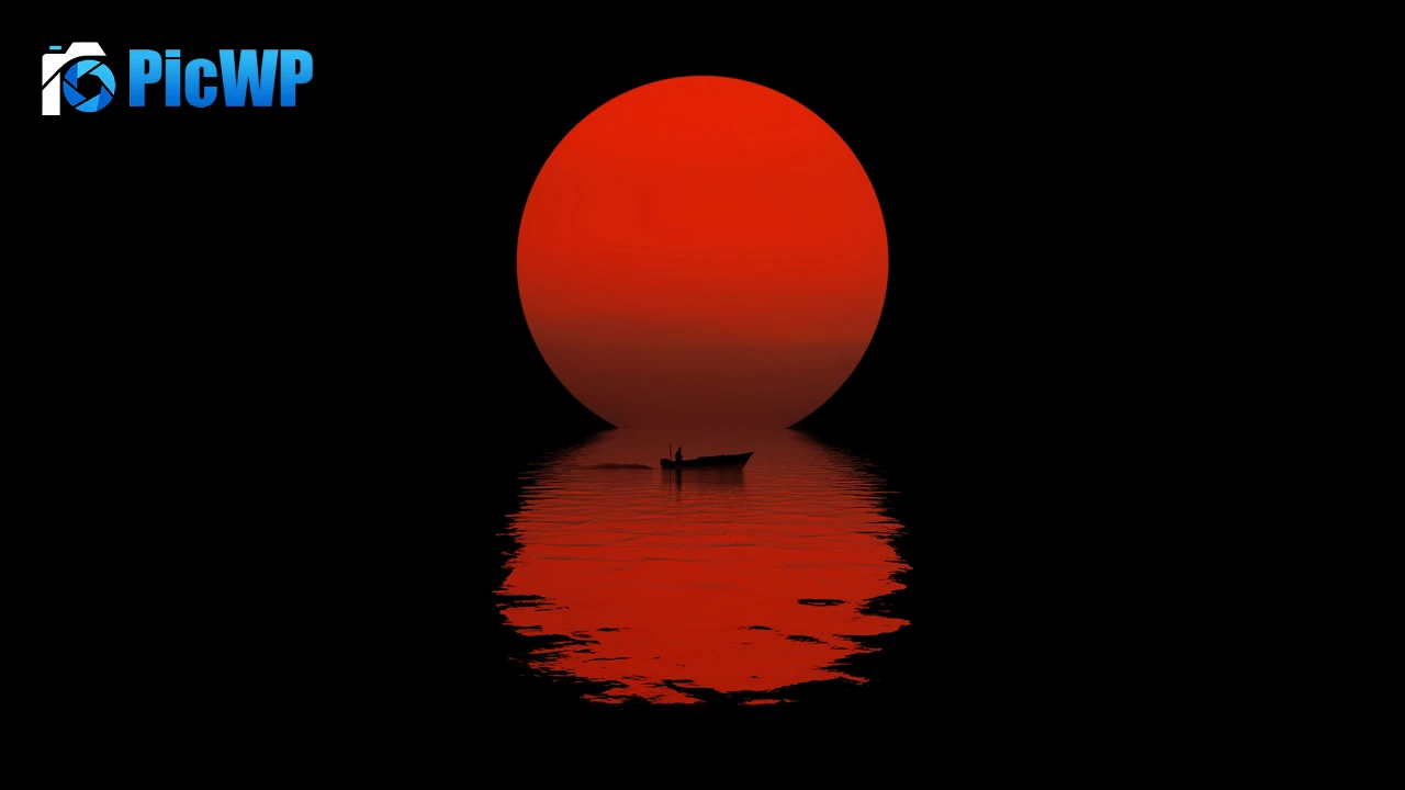 Sun Boat 4K PC Wallpaper