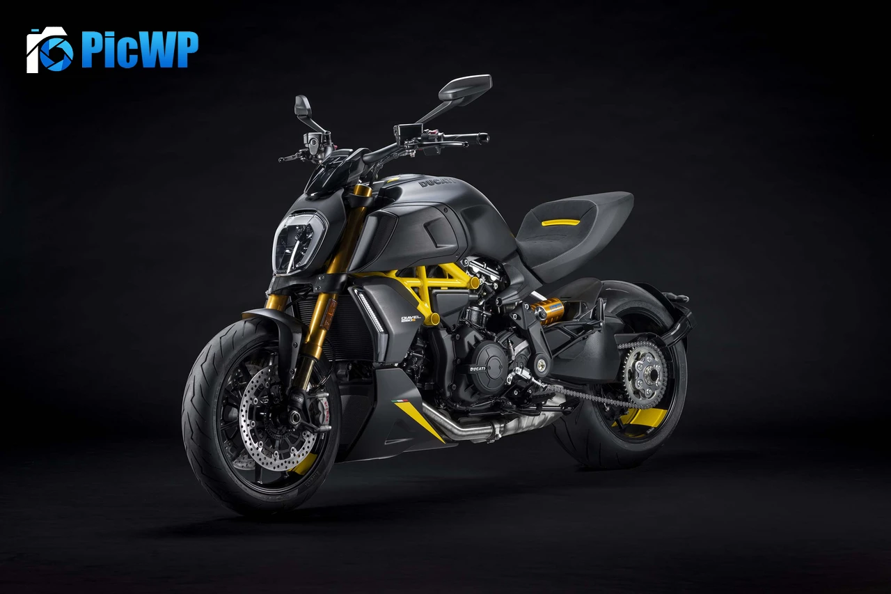 Ducati Diavel 1260 S Black and Steel Sports bikes 3K PC Wallpaper