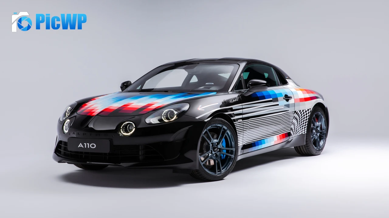 Alpine A110 x Felipe Pantone Art Car 4K PC Wallpaper