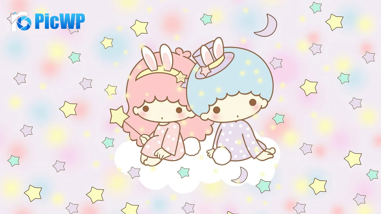 Adorable Little Twin Stars 4K PC Wallpaper