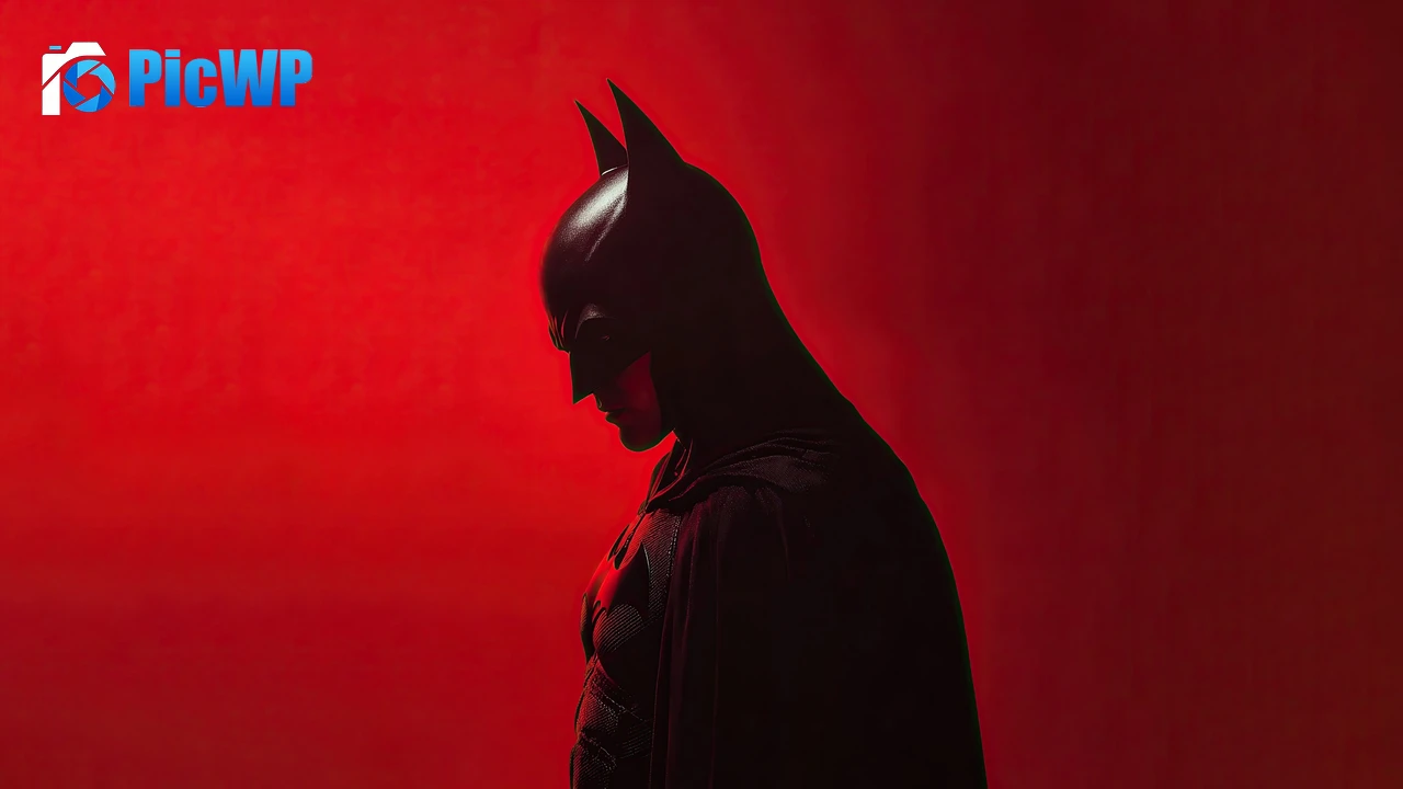Batman Red aesthetic 4K PC Wallpaper