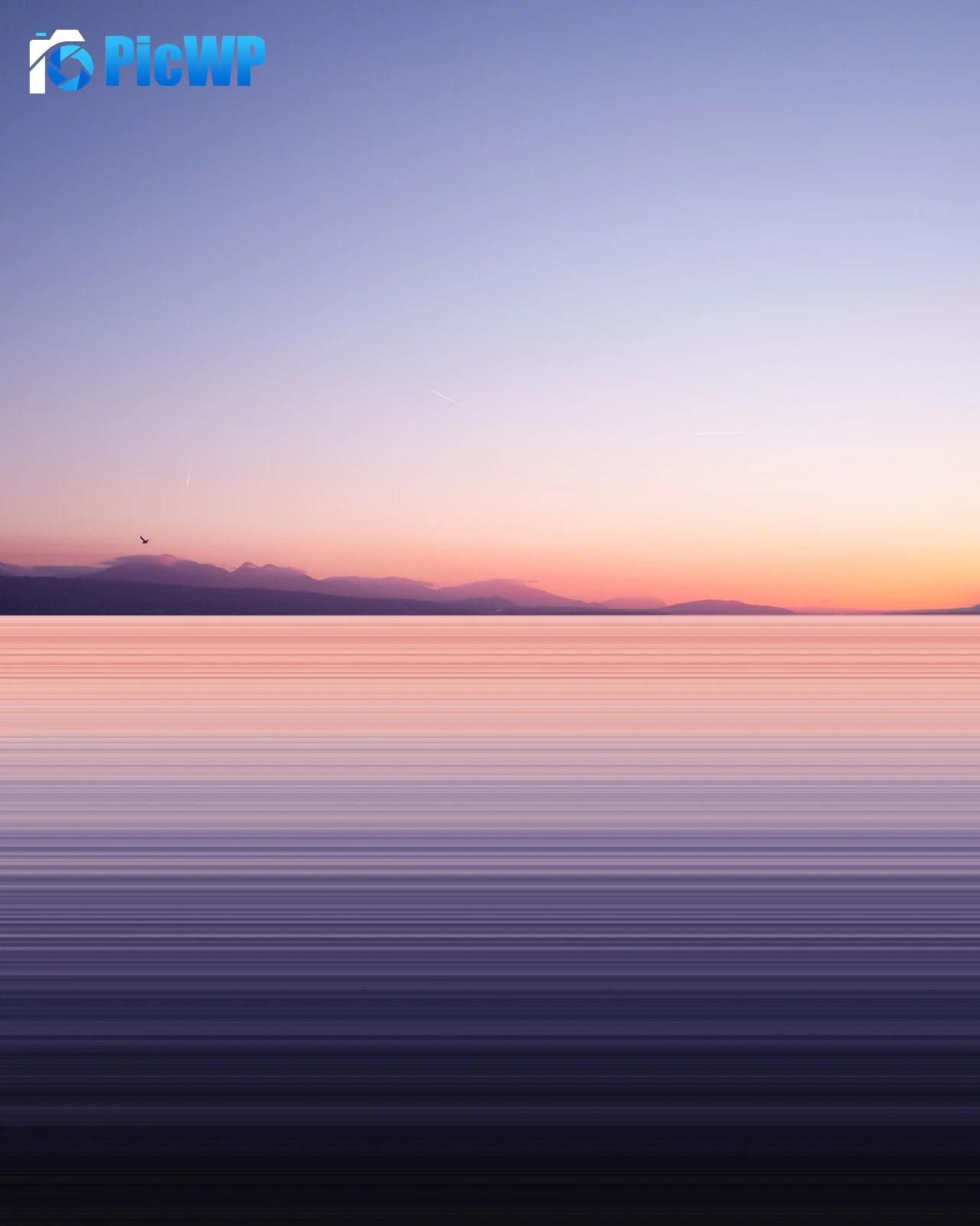 Silhouette Mountains 4K Mobile Wallpaper