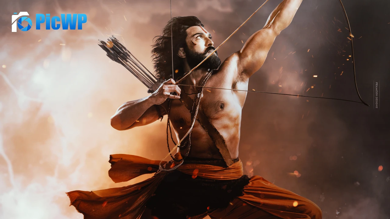 RRR Ram Charan 4K PC Wallpaper