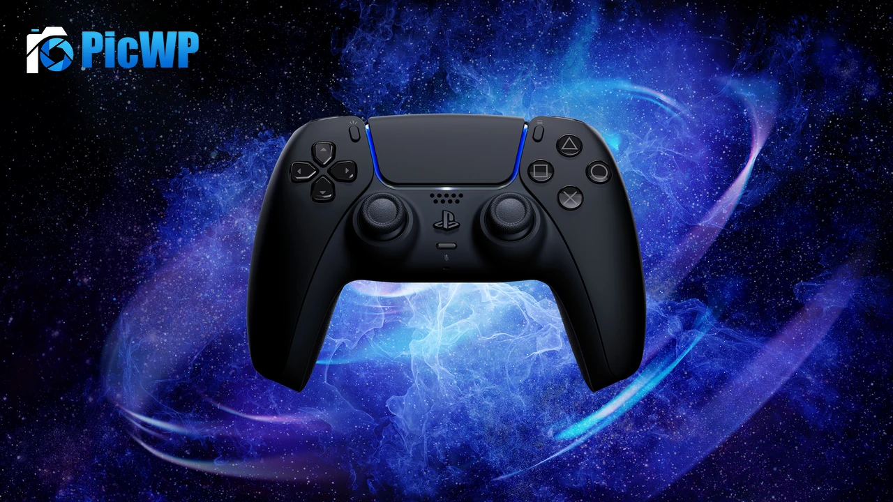 Sony PS5 DualSense Wireless Controller Midnight Black 4K PC Wallpaper