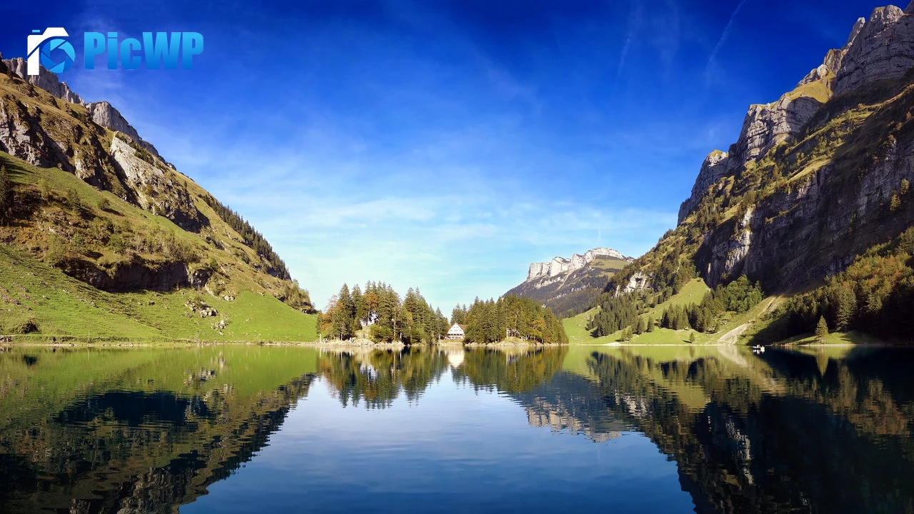 Seealpsee lake Alpstein 4K PC Wallpaper