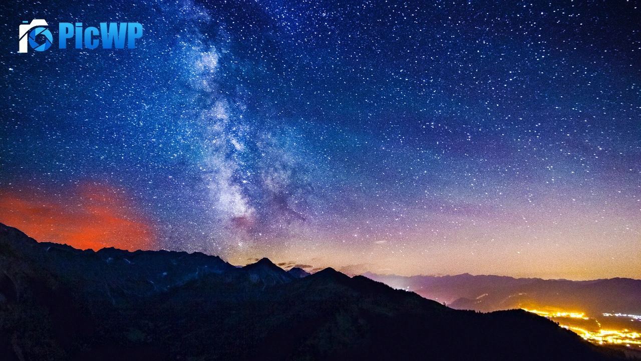 Milky Way Starry sky 4K PC Wallpaper