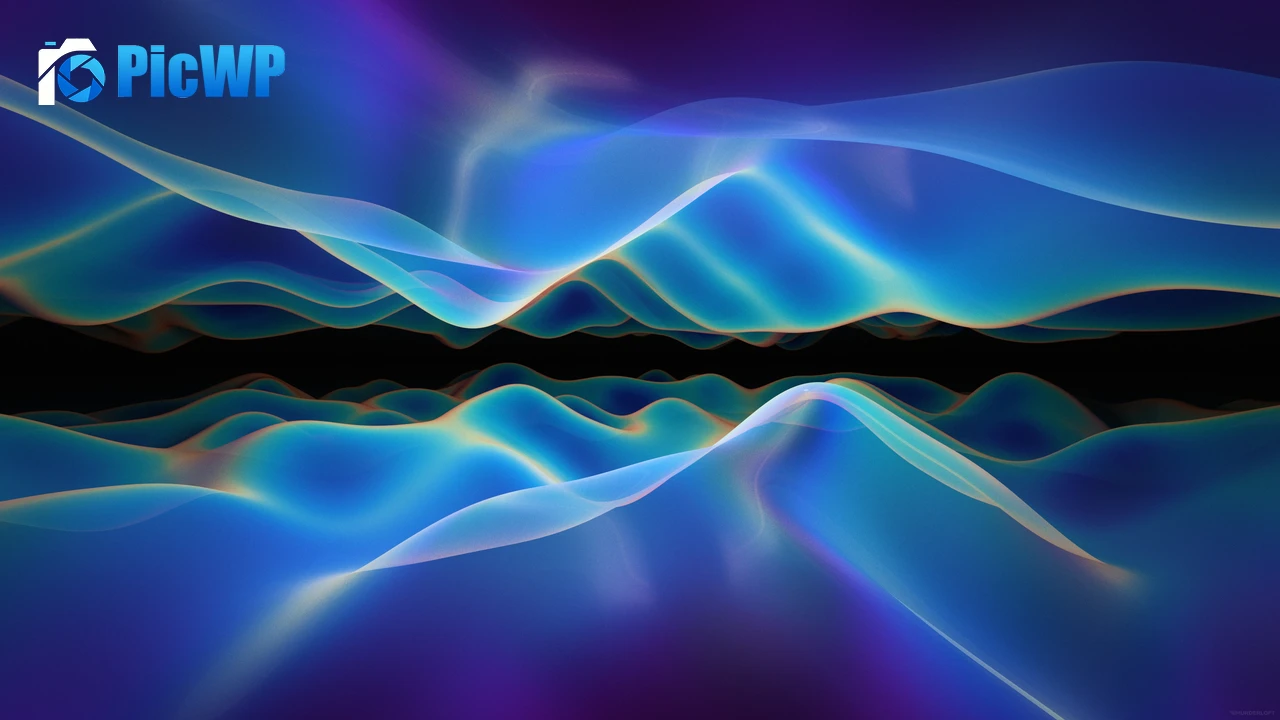 Symmetrical Waves 4K PC Wallpaper