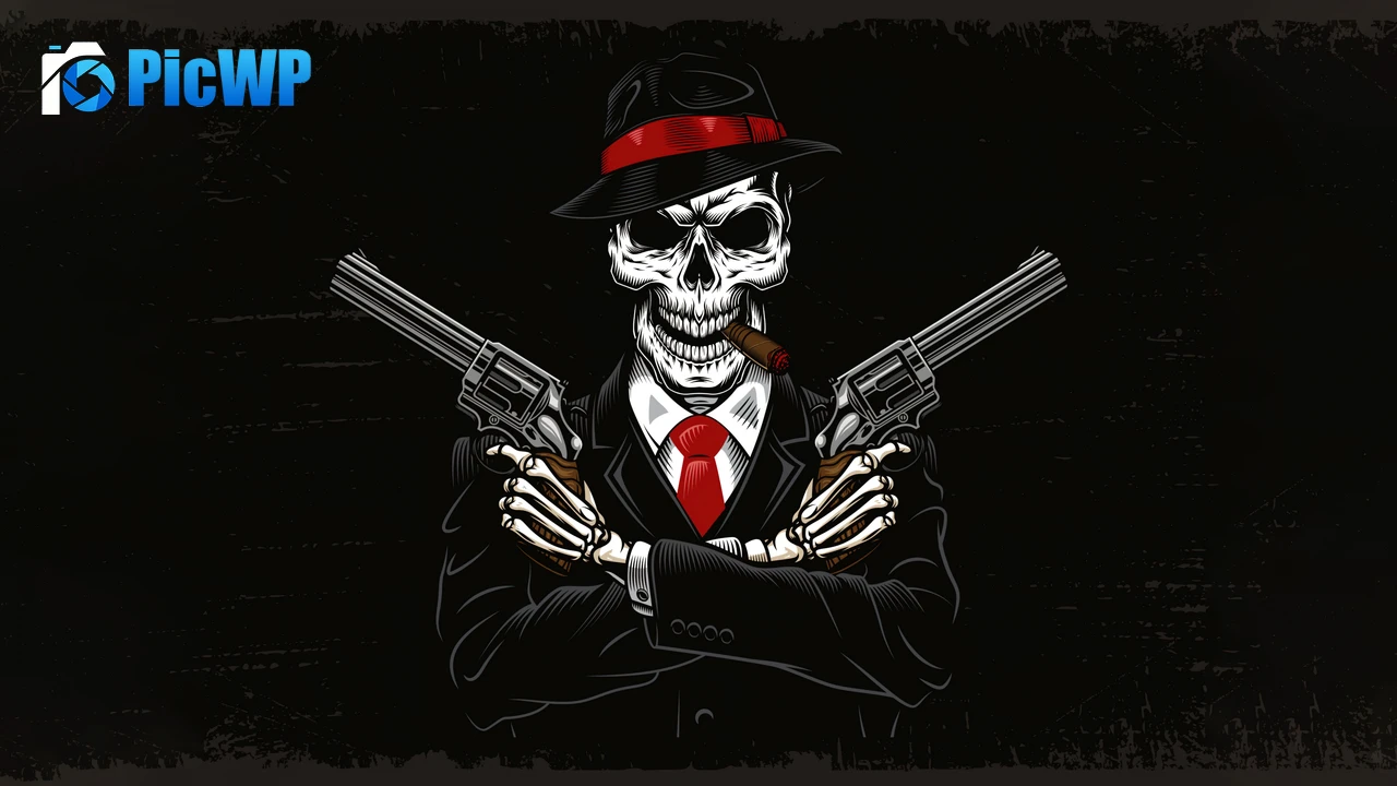 Skull Mafia 4K PC Wallpaper