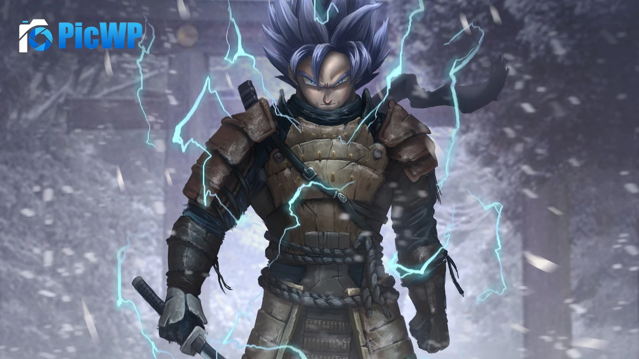 Goku Samurai 4K PC Wallpaper