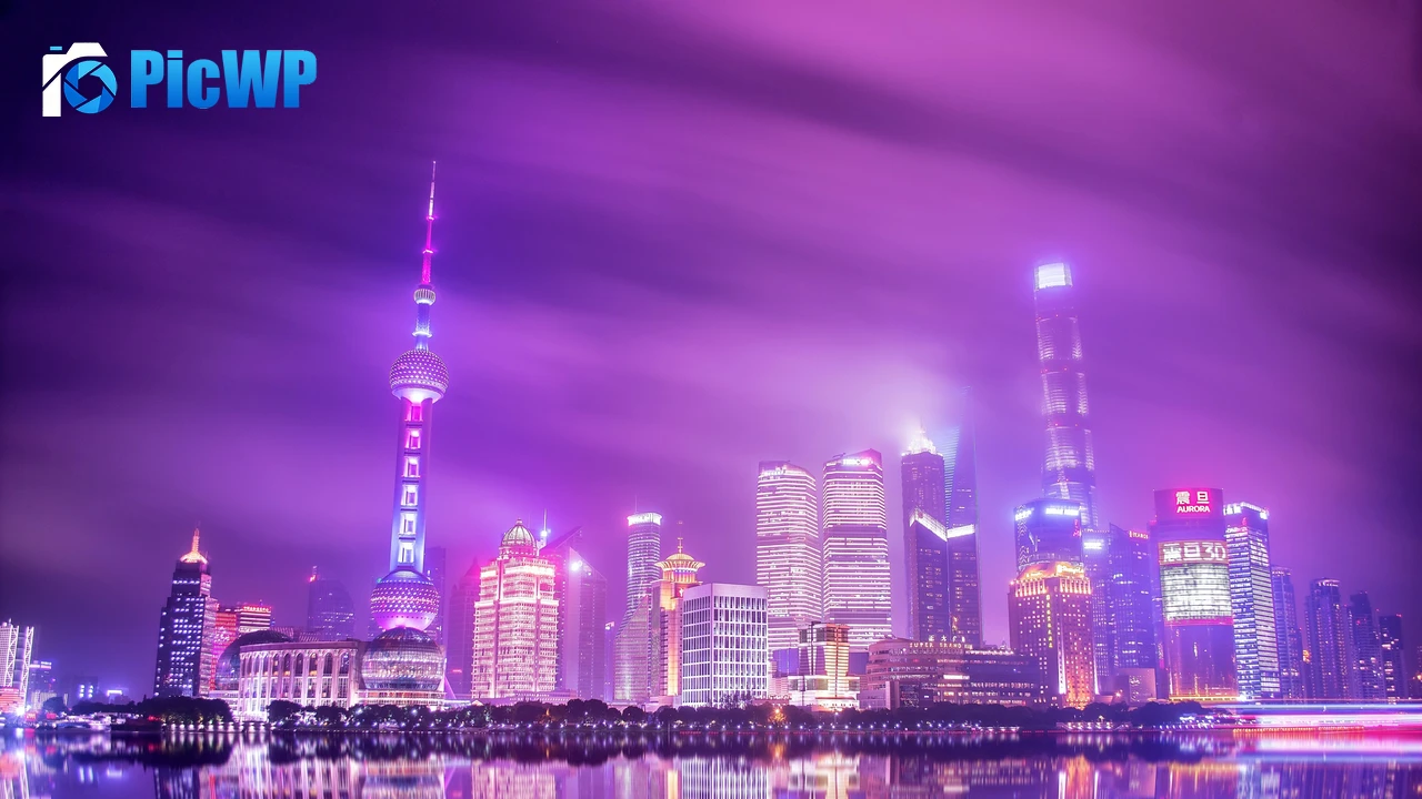 Oriental Pearl Tower Shanghai Tower 4K PC Wallpaper