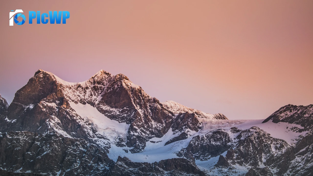Alps Glacier mountains 4K PC Wallpaper