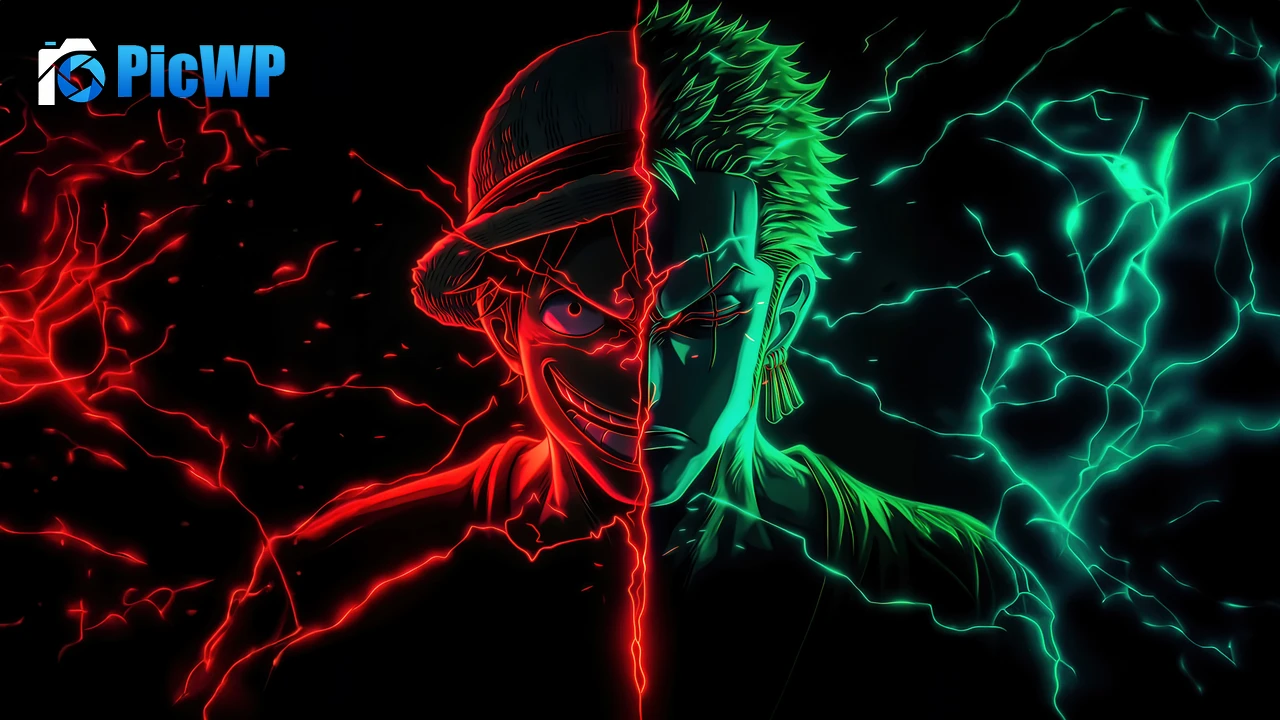 Monkey D. Luffy vs Roronoa Zoro AMOLED 4K PC Wallpaper
