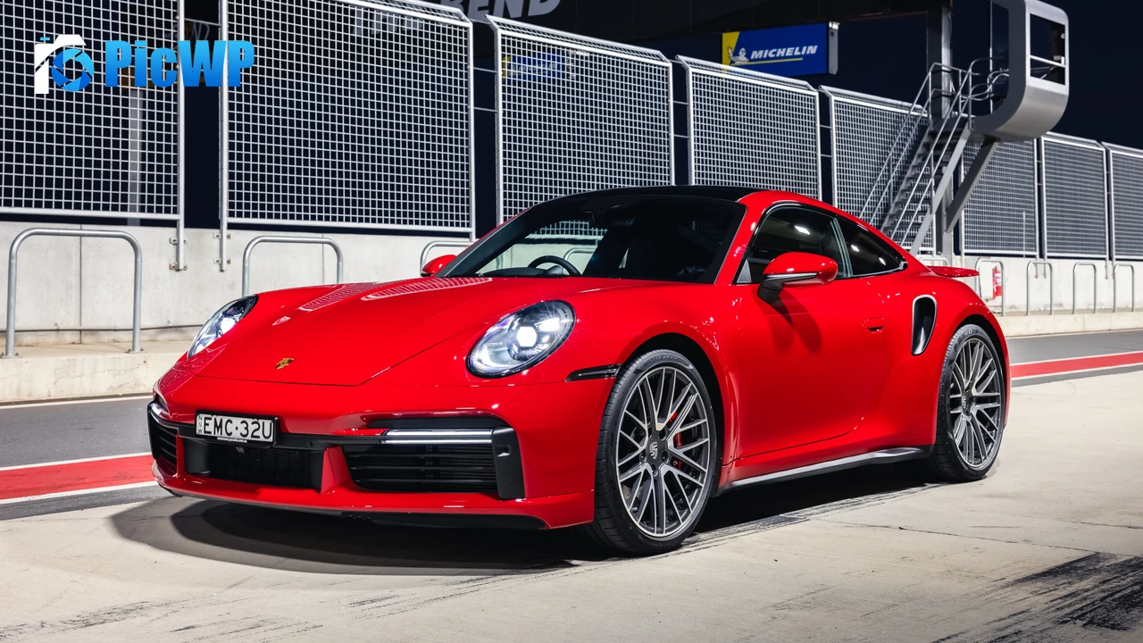 Porsche 911 Turbo Red cars 4K PC Wallpaper