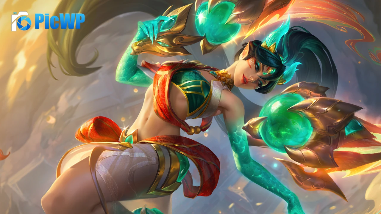 Heavenscale Kai'Sa League of Legends 4K PC Wallpaper